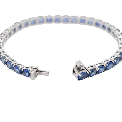 Cornflower Blue Tennis Bracelet - zahirafinejewellery.