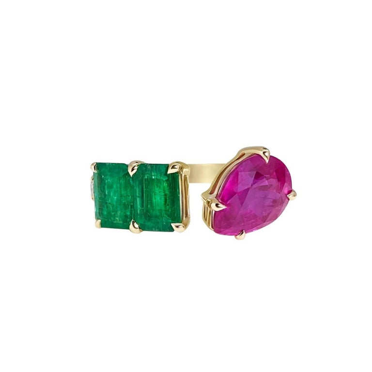 Emerald and Ruby Ring