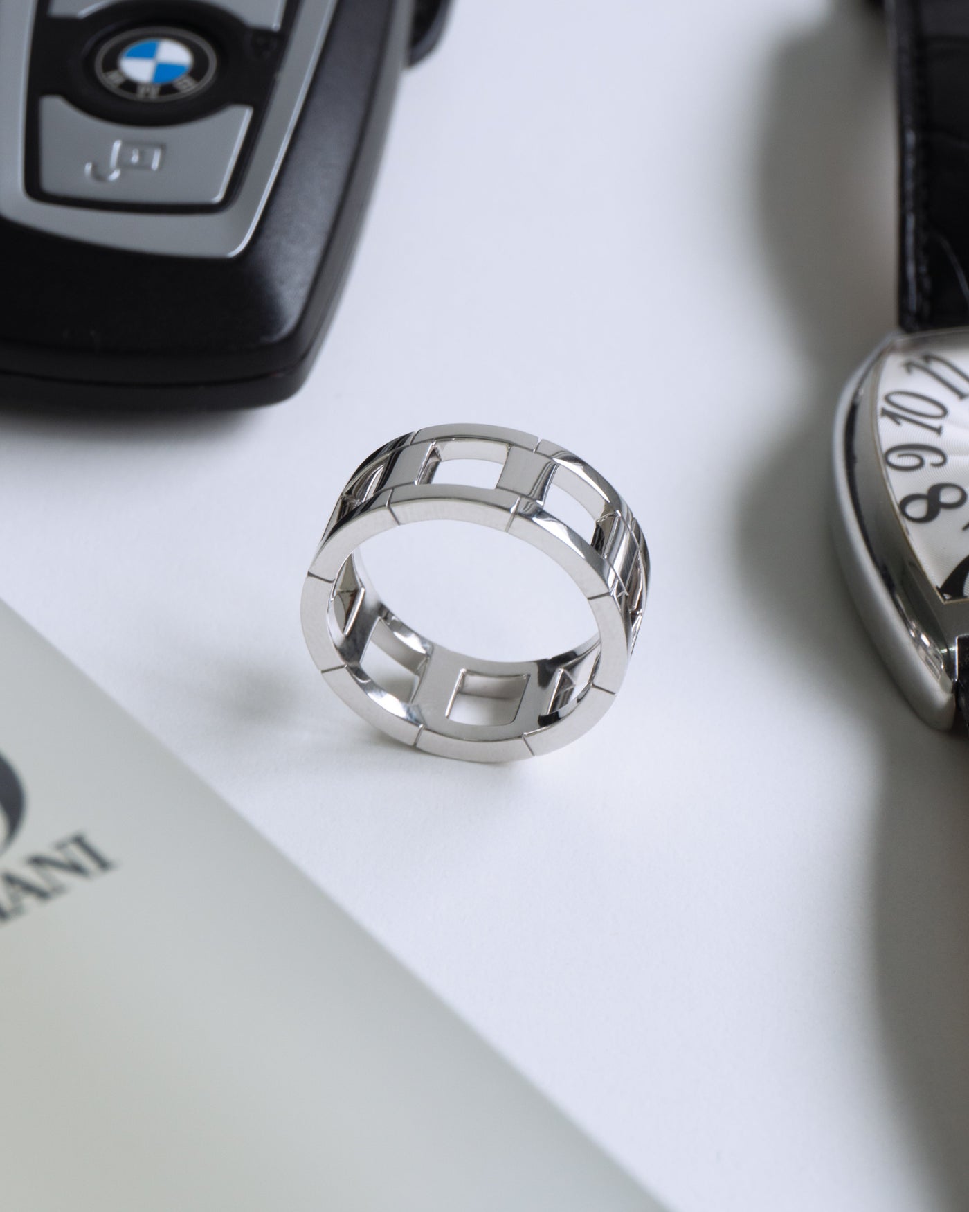 Mens Link Ring