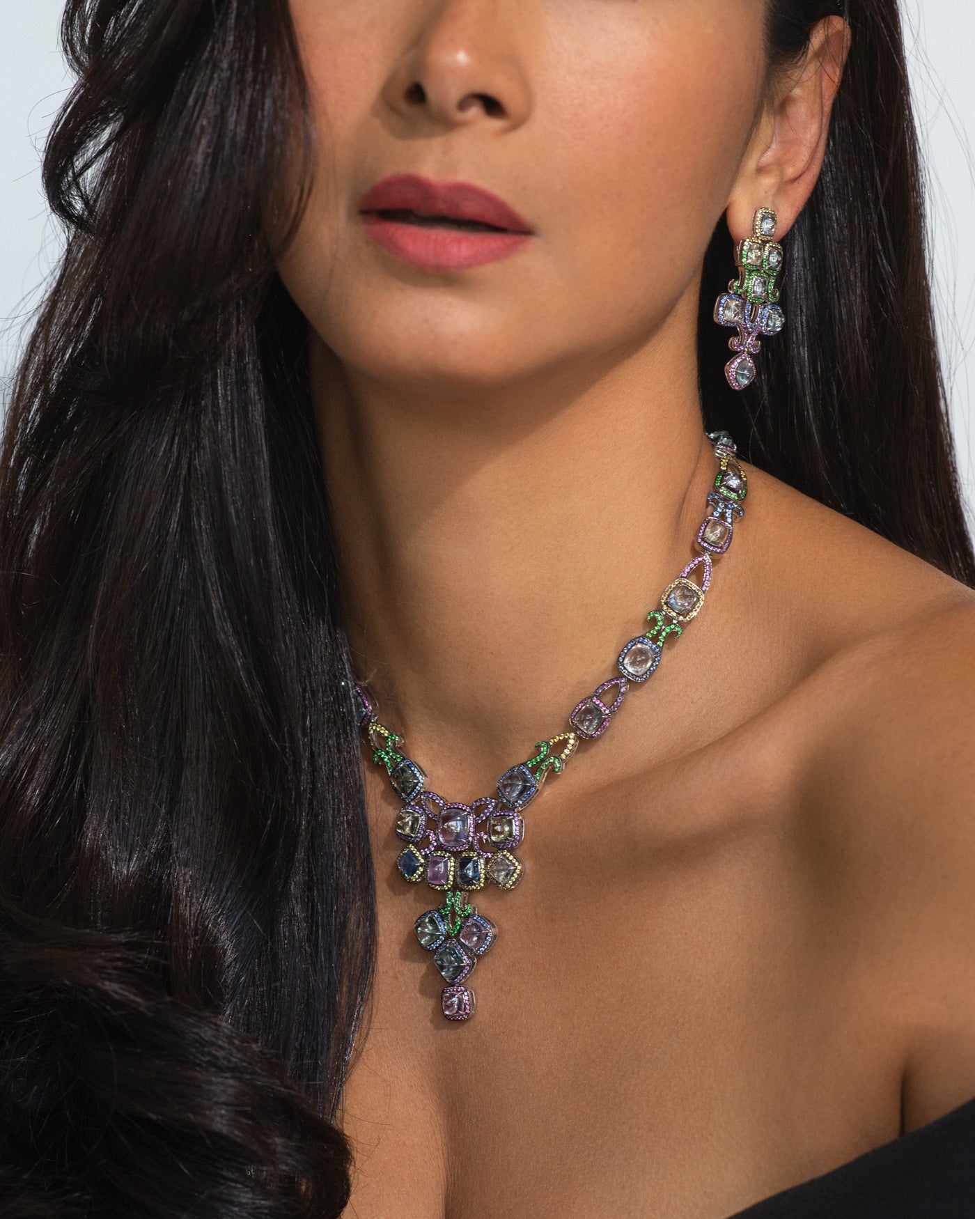 Burmese Sugarloaf Sapphire Earrings