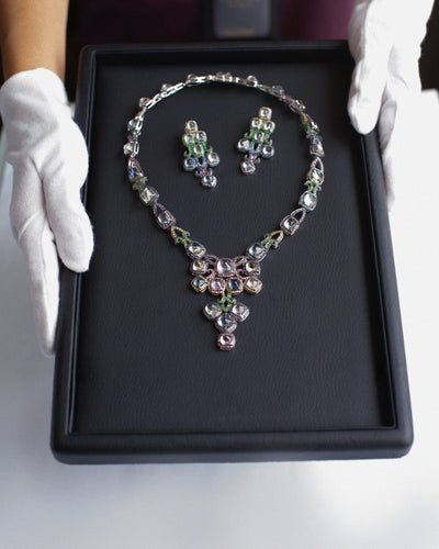 Burmese Sugarloaf Sapphire Necklace