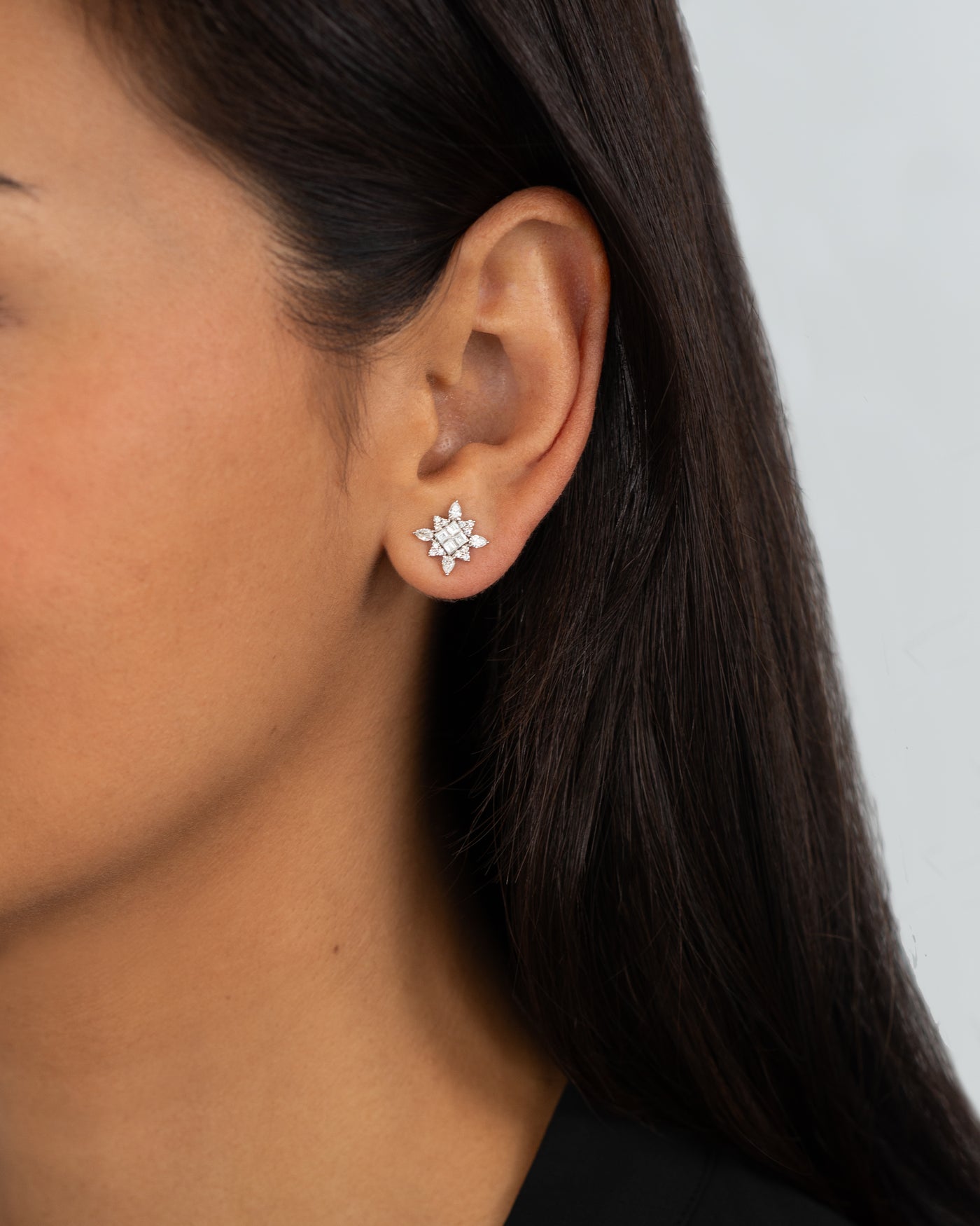 Columbian Emerald and Diamond Interchangeable Earrings