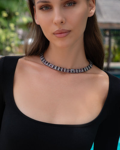 Spinel & Diamond Necklace