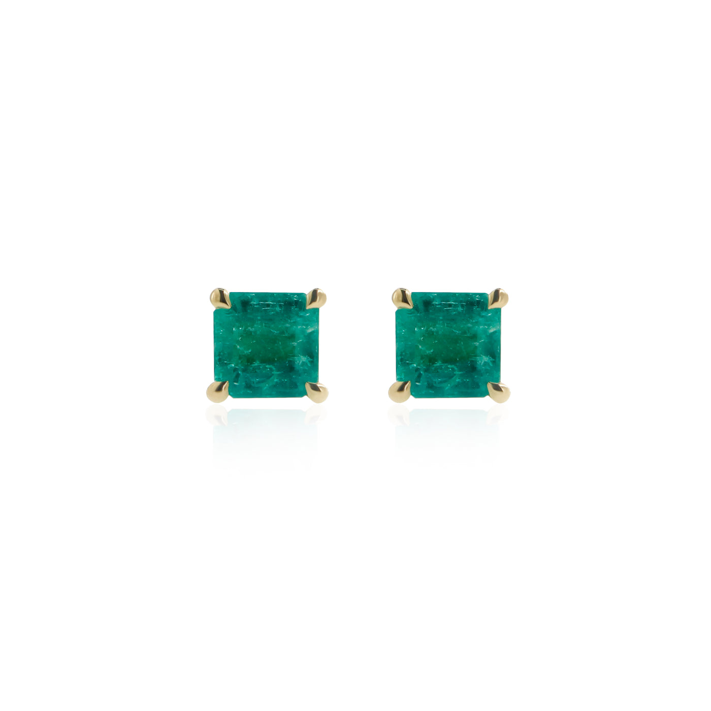 Columbian Emerald Studs