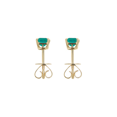 Columbian Emerald Studs