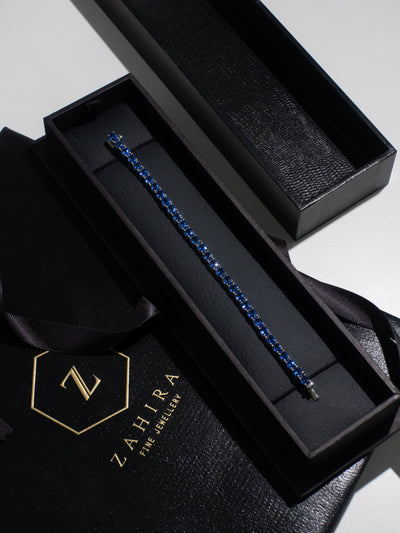 Cornflower Blue Tennis Bracelet