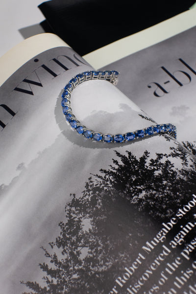 Cornflower Blue Tennis Bracelet