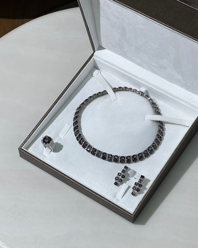 Spinel & Diamond Necklace