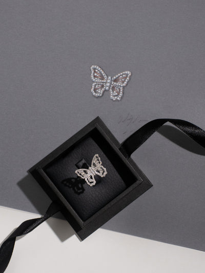 Pave'd Diamond Butterly Ring