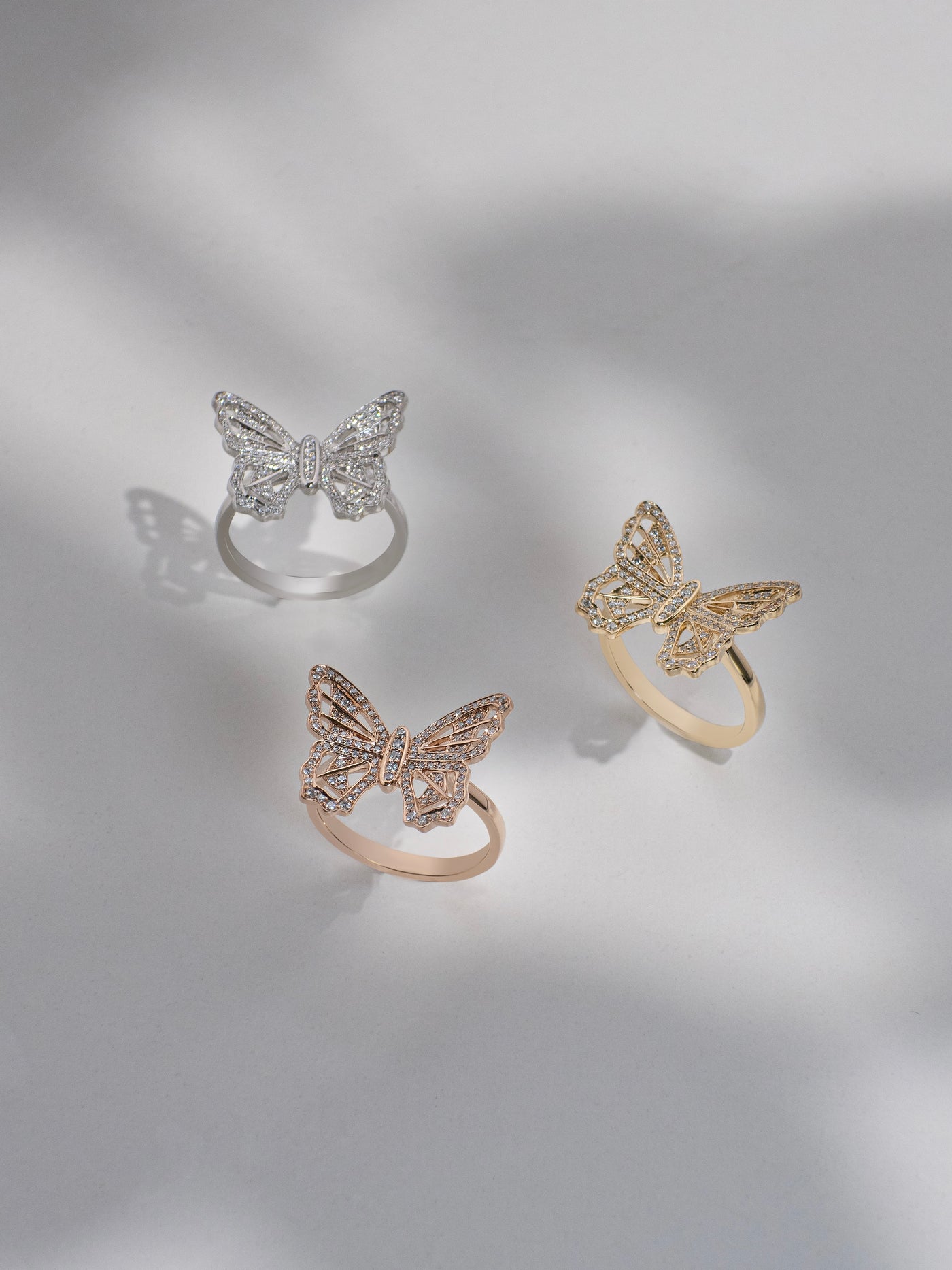 Pave'd Diamond Butterly Ring