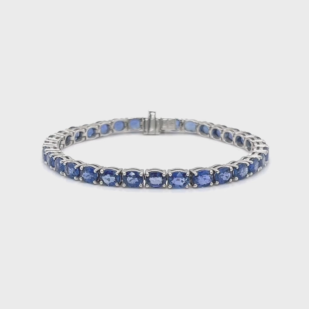 Cornflower Blue Tennis Bracelet