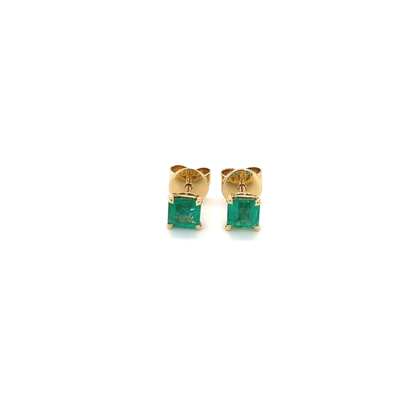 Columbian Emerald Studs