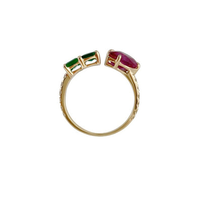 Emerald and Ruby Ring