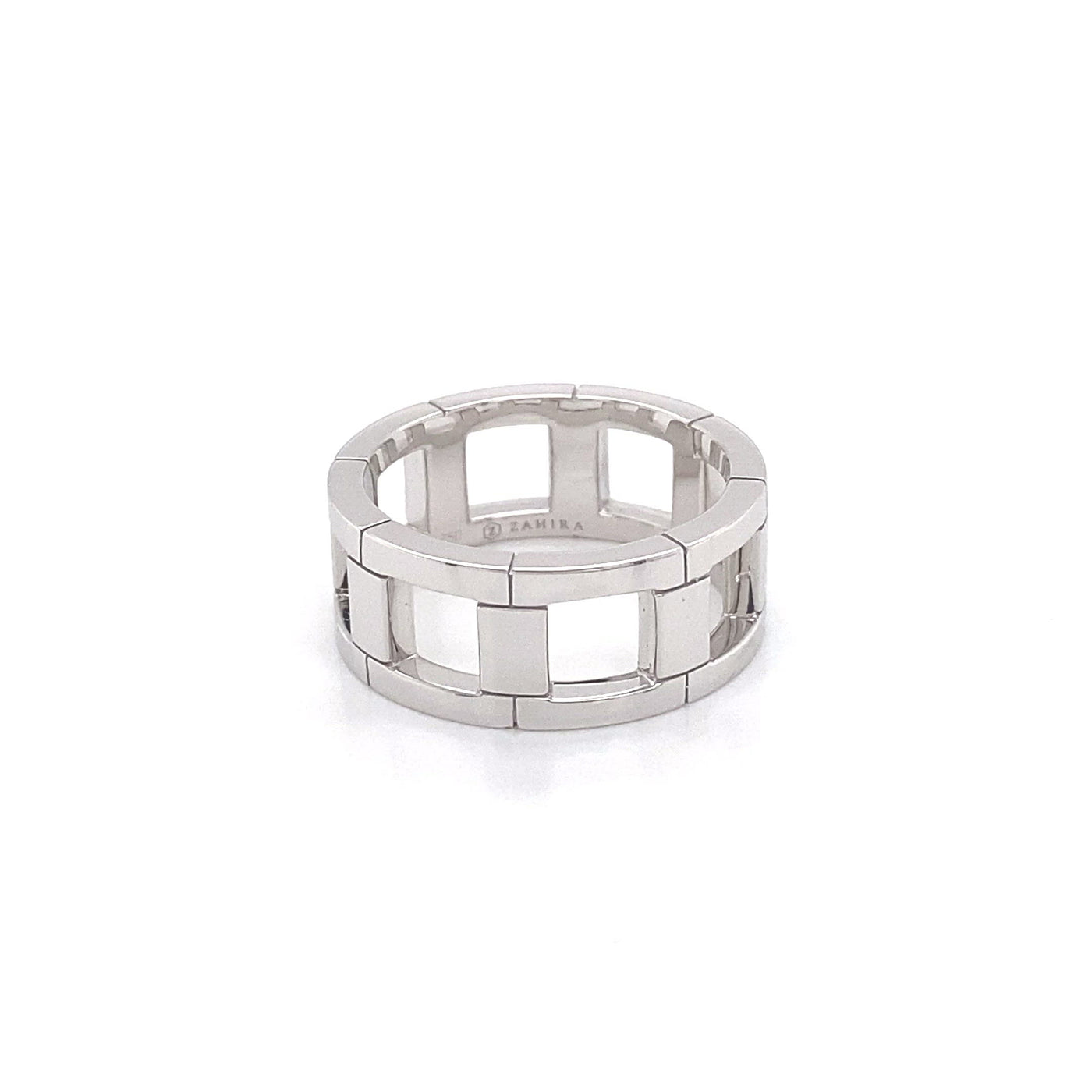 Mens White Gold Ring