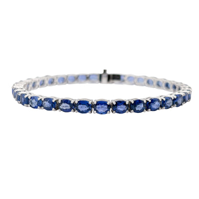 Cornflower Blue Tennis Bracelet - zahirafinejewellery.