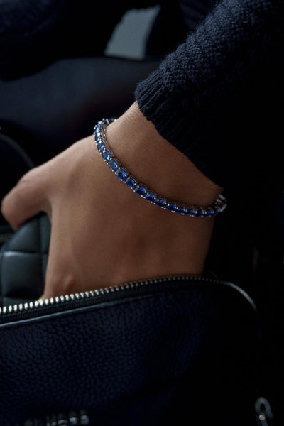 Cornflower Blue Tennis Bracelet