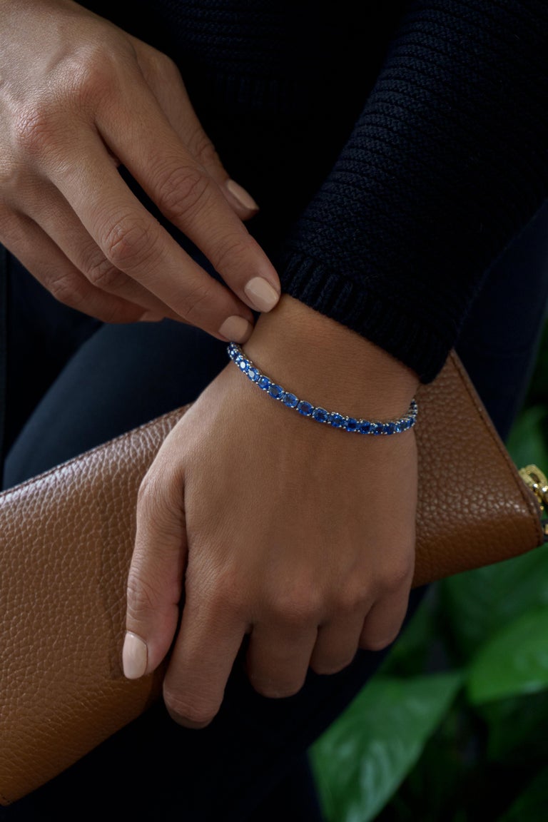 Cornflower Blue Tennis Bracelet