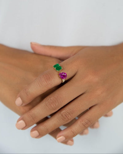 Emerald and Ruby Ring