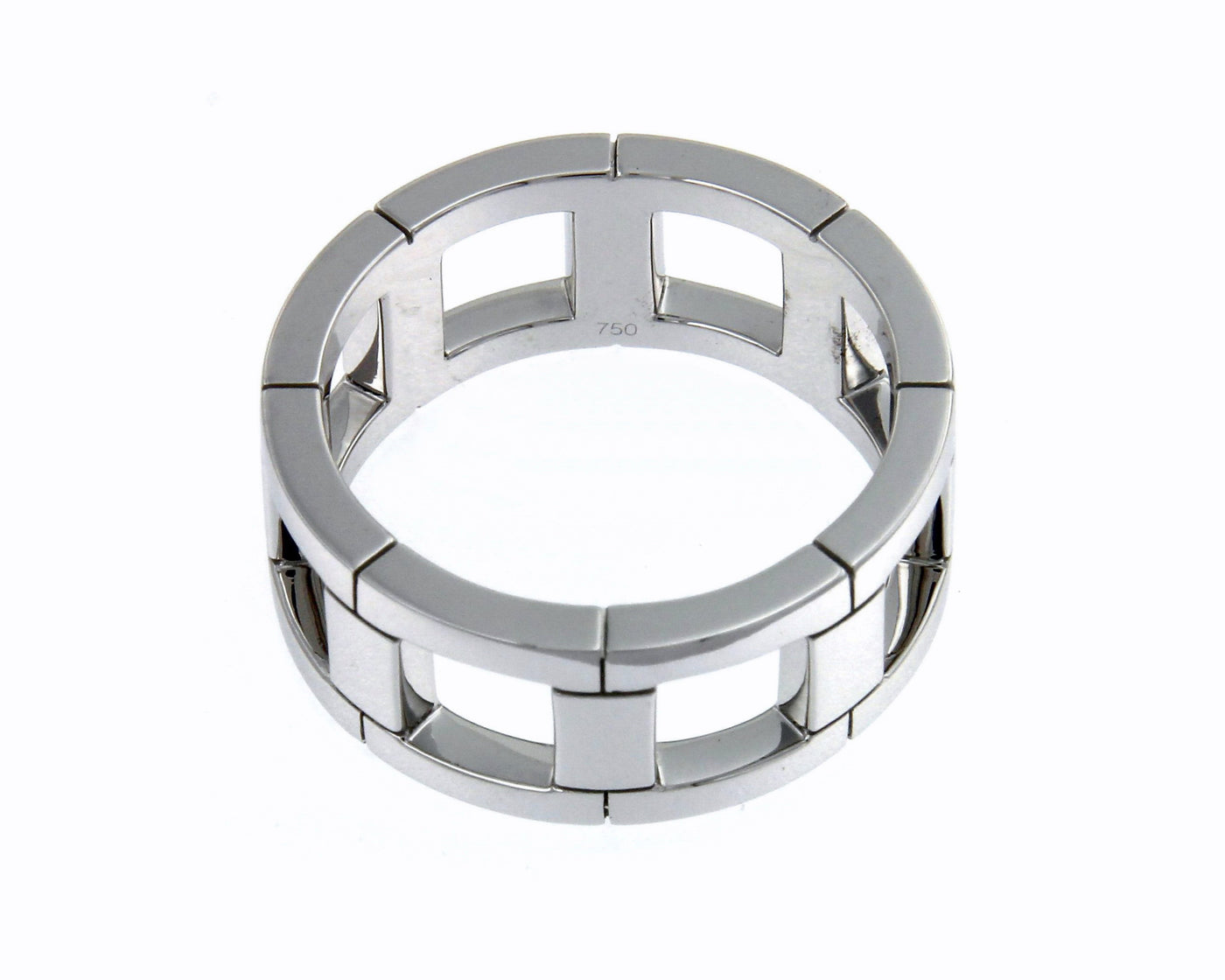 Mens White Gold Ring