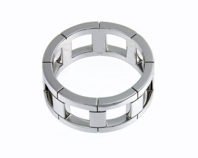 Mens White Gold Ring