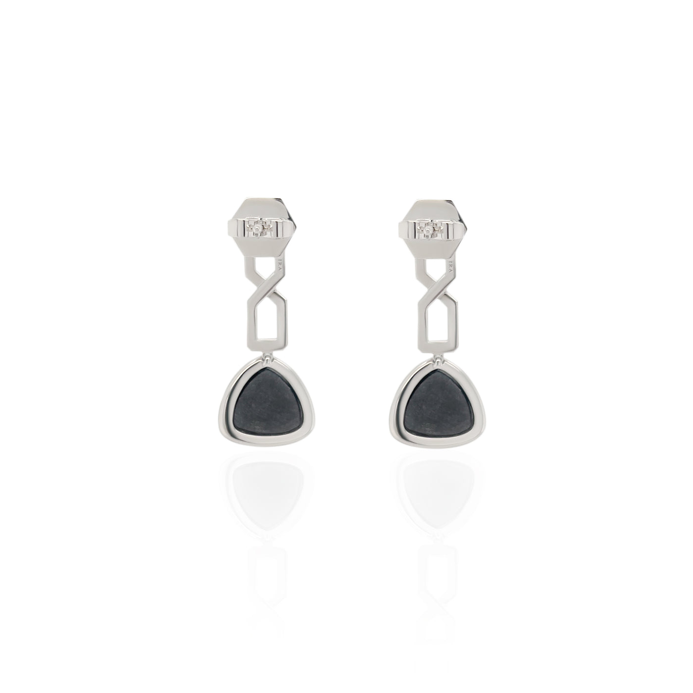Black Onyx and Diamond Dangle Earrings