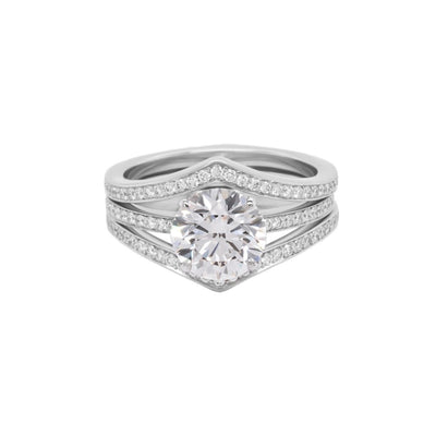 Pave Diamond Jacket Ring - zahirafinejewellery.