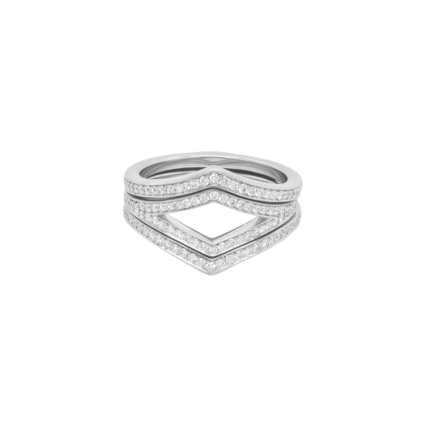 Pave Diamond Jacket Ring - zahirafinejewellery.