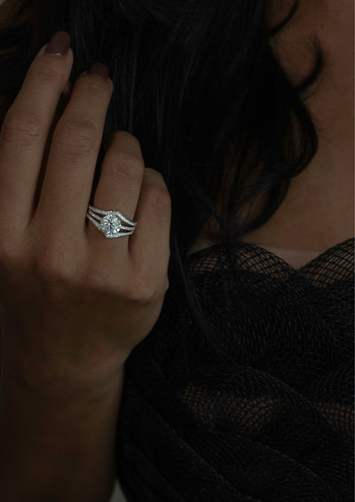 Pave Diamond Jacket Ring