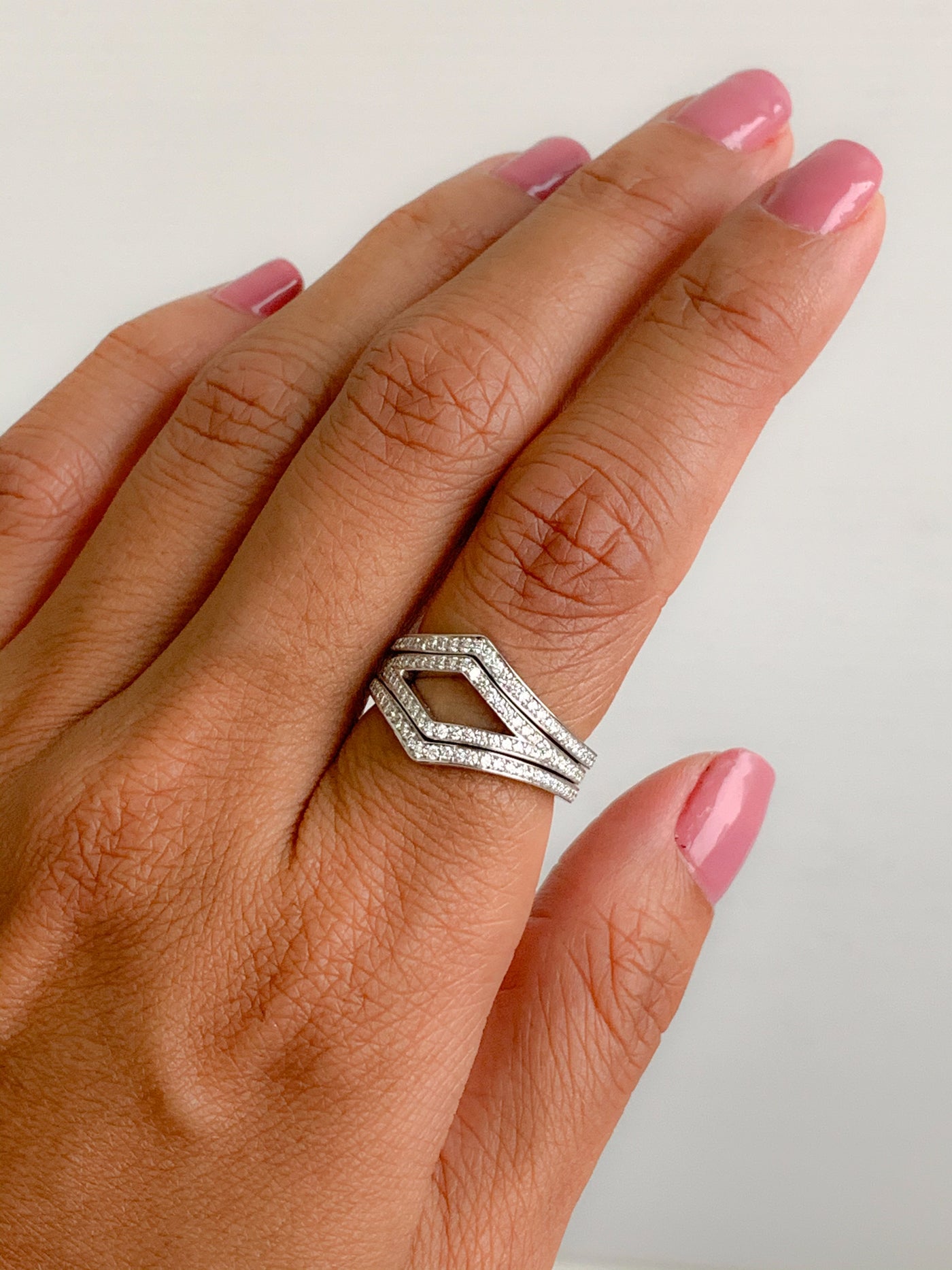 Pave Diamond Jacket Ring