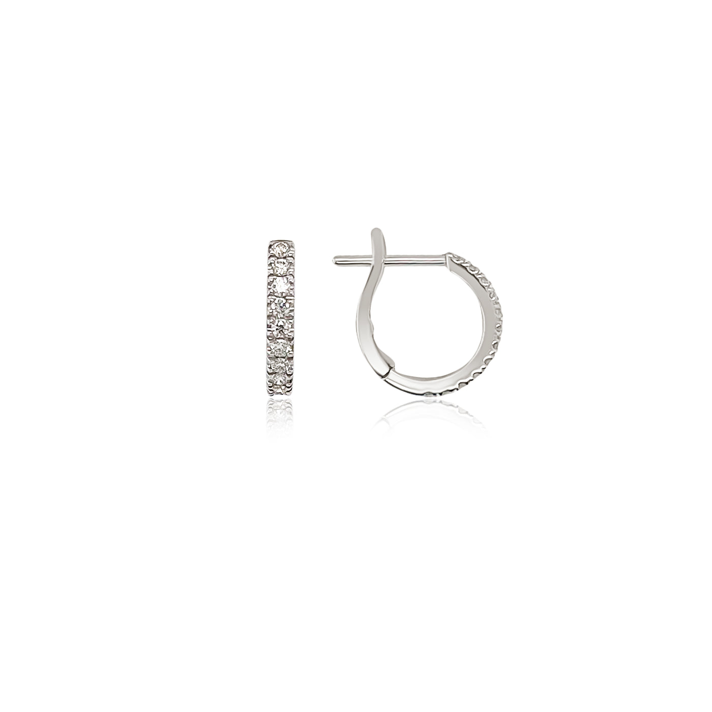 Medium Diamond Earrings