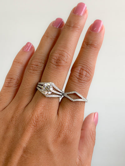 Pave Diamond Jacket Ring